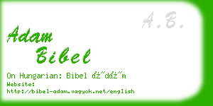 adam bibel business card